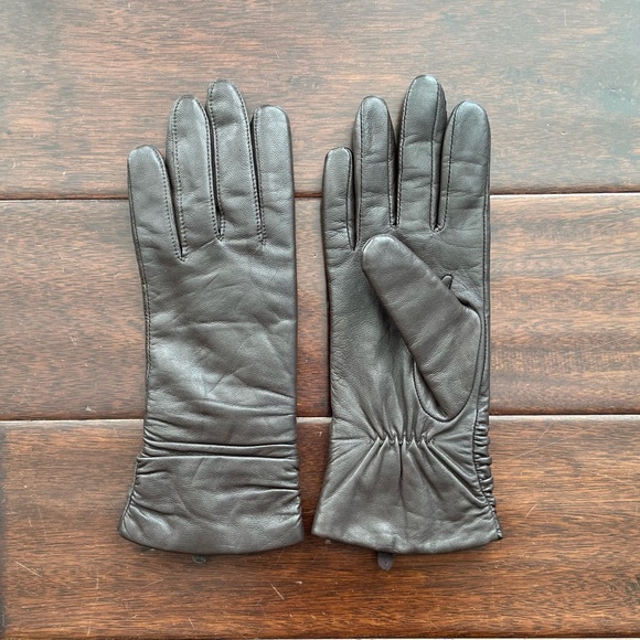 Chocolate Brown Leather Gloves (Pair) with Thinsulate Lining Size Large - Picture 3 of 7
